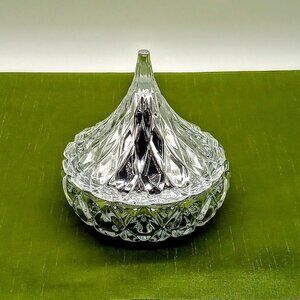 Shannon Crystal Hand Crafted Silver Mercury Glass Covered Candy Dish